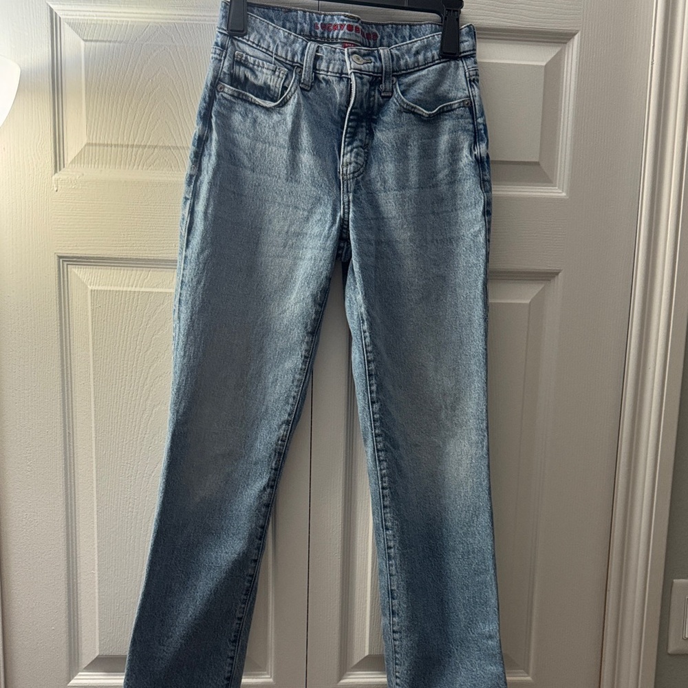 Lucky Brand Women's Straight Leg Jeans - Light Blue